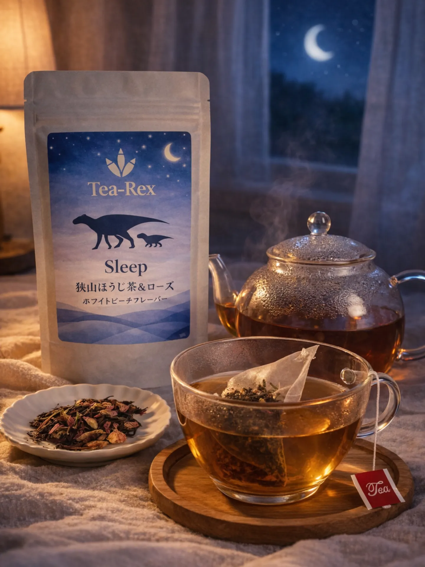Sleep(スリープ)シリーズ 狭山ほうじ茶&ローズ ホワイトピーチフレーバー
